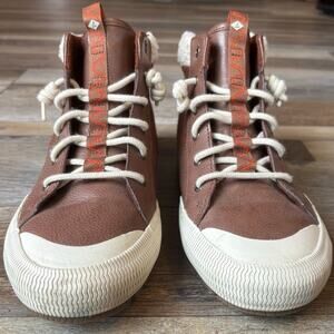 SPERRY TOP-SIDER Womens Pier Wave Storm Tumbled Sneaker Bootie Shoes Sz 10